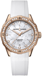 Ulysse Nardin Diver Biały/Guma Ø39 mm 8162-182B1-0A-3A