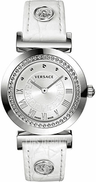 Versace Vanity Srebrny/Skóra Ø35 mm P5Q99D001S001