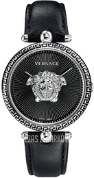 Versace Palazzo Czarny/Skóra Ø39 mm VCO060017