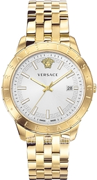 Versace Univers Srebrny/Stal w odcieniu złota Ø43 mm VE2C00521