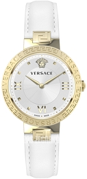 Versace Greca Biały/Skóra Ø36 mm VE2K00421