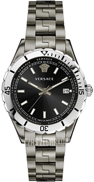 Versace Hellenyium Czarny/Stal Ø42 mm VE3A00620