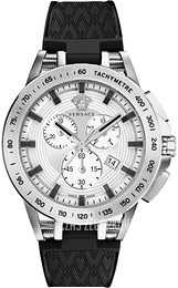 Versace Sport Tech Srebrny/Plastik Ø45 mm VE3E00121