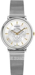 Versace V Circle Srebrny/Stal Ø38 mm VE8102019