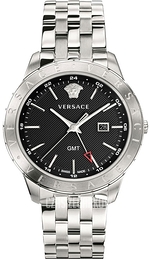 Versace Univers Czarny/Stal Ø43 mm VEBK00418