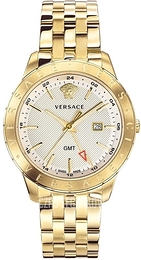 Versace Univers Srebrny/Stal w odcieniu złota Ø43 mm VEBK00518