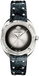 Versace Shadov Czarny/Skóra Ø39 mm VEBM00118