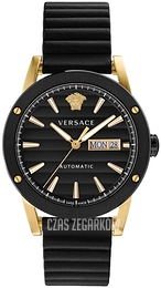 Versace Czarny/Skóra Ø42 mm VEDX00419