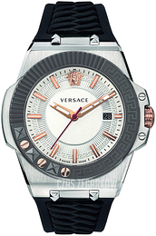 Versace Chain Reaction Biały/Guma Ø45 mm VEDY00219