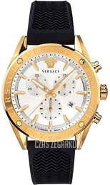 Versace V Chrono Srebrny/Plastik Ø45 mm VEHB00219