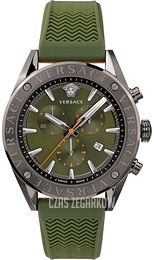 Versace V Chrono Zielony/Plastik Ø45 mm VEHB00319