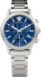 Versace Sport Tech Niebieski/Stal Ø40 mm VEKB00522