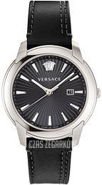 Versace V Urban Czarny/Skóra Ø42 mm VELQ00119