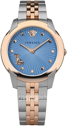 Versace Audrey Niebieski/Stal Ø38 mm VELR00919