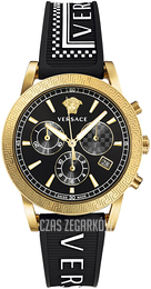 Versace Sport Tech Czarny/Guma Ø40 mm VELT00119