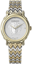 Versace Safety Pin Srebrny/Stal Ø34 mm VEPN00720