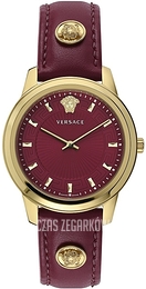 Versace Greca Czerwony/Skóra Ø38 mm VEPX00320
