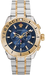 Versace Casual Chrono Niebieski/Stal Ø48 mm VERG00618
