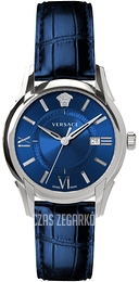 Versace Apollo Niebieski/Skóra Ø43 mm VEUA00220