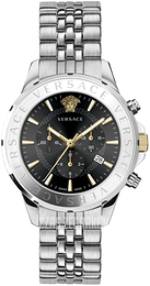 Versace Signature Czarny/Stal Ø44 mm VEV601523