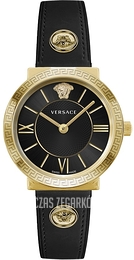 Versace Glam Lady Czarny/Skóra Ø39 mm VEVE00319