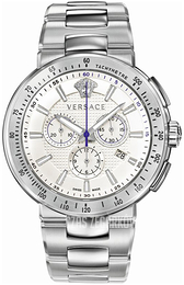 Versace Mystique Sport Biały/Stal Ø46 mm VFG090013