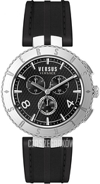 Versus by Versace Logo Czarny/Skóra Ø45 mm S76080017