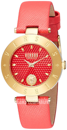 Versus by Versace Logo Czerwony/Skóra Ø34 mm S77040017