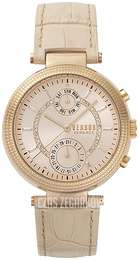 Versus by Versace Różowe złoto/Skóra Ø38 mm S79100017