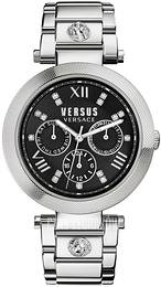 Versus by Versace Camden Market Czarny/Stal Ø39 mm SCA010016