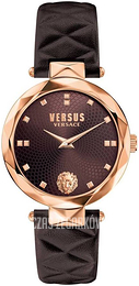 Versus by Versace Brązowy/Skóra Ø36 mm SCD070016