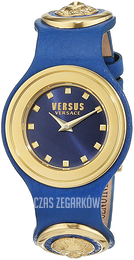 Versus by Versace Carnaby Street Niebieski/Stal w odcieniu złota Ø32 mm SCG040016