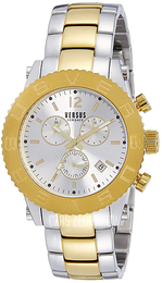 Versus by Versace Srebrny/Stal w odcieniu złota Ø42 mm SOH010015