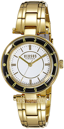 Versus by Versace Biały/Stal w odcieniu złota Ø34 mm SP8200015