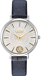 Versus by Versace Mar Vista Srebrny/Skóra Ø34 mm VSP1F0121