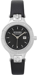 Versus by Versace Claremont Czarny/Skóra Ø33 mm VSP1T0119