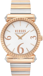 Versus by Versace Republique Biały/Stal w kolorze różowego złota Ø38 mm VSP1V1119