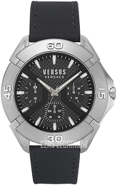 Versus by Versace Czarny/Skóra Ø46 mm VSP1W0219