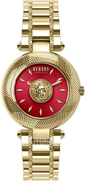 Versus by Versace Bricklane Czerwony/Stal w odcieniu złota Ø40 mm VSP213418