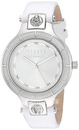 Versus by Versace Claremont Srebrny/Skóra Ø32 mm VSP480118