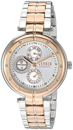 Versus by Versace Bellville Srebrny/Stal w kolorze różowego złota Ø36 mm VSP500618