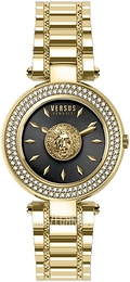 Versus by Versace Bricklane Czarny/Stal w odcieniu złota Ø36 mm VSP641518