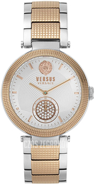 Versus by Versace Srebrny/Stal w kolorze różowego złota Ø38 mm VSP791618
