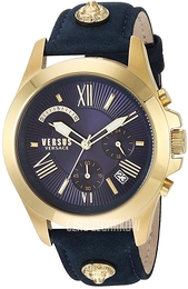 Versus by Versace Chrono Lion Niebieski/Skóra Ø45 mm VSPBH1118