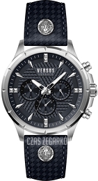 Versus by Versace Chrono Lion Czarny/Skóra Ø45 mm VSPBH2121