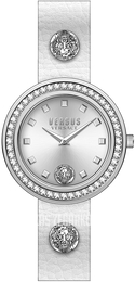 Versus by Versace Carnaby Street Srebrny/Skóra Ø39 mm VSPCG1021
