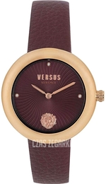Versus by Versace Lea Czerwony/Skóra Ø35 mm VSPEN0319