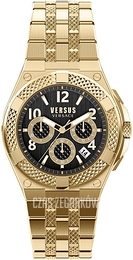 Versus by Versace Esteve Czarny/Stal w odcieniu złota Ø47 mm VSPEW0819