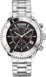 Versus by Versace Tokyo Chrono Czarny/Stal Ø45 mm VSPGN2219