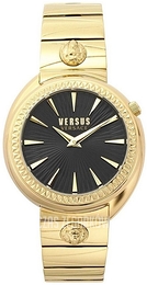 Versus by Versace Tortona Czarny/Stal w odcieniu złota Ø38 mm VSPHF1020